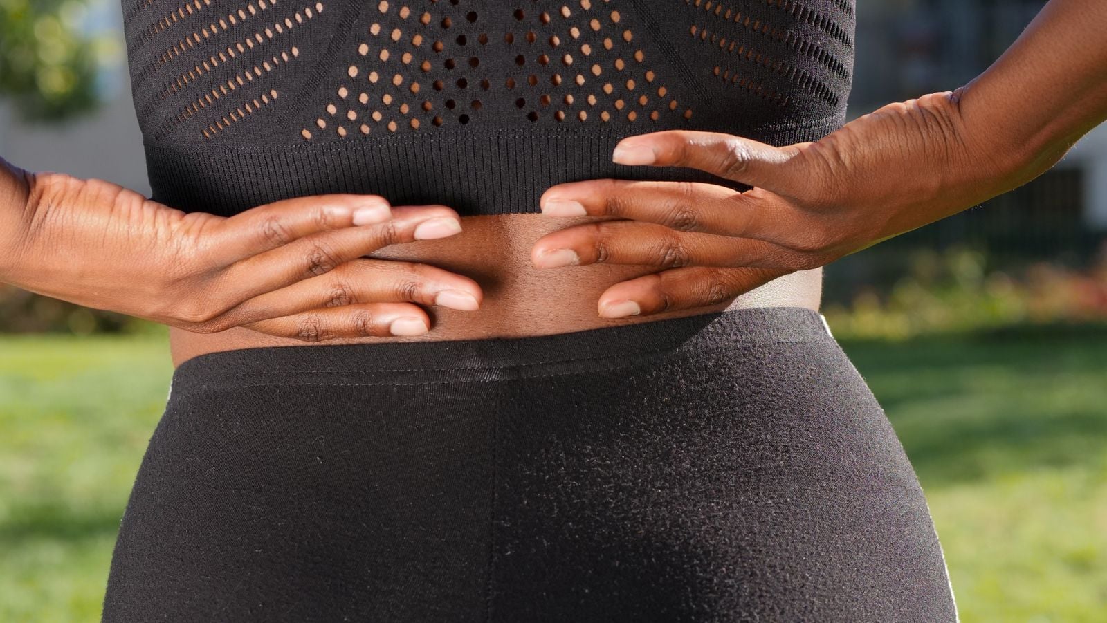 Photo illustrating a person dealing with pain