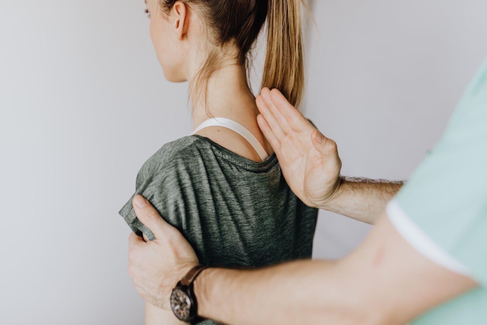 Posture and spinal alignment while sitting and standing